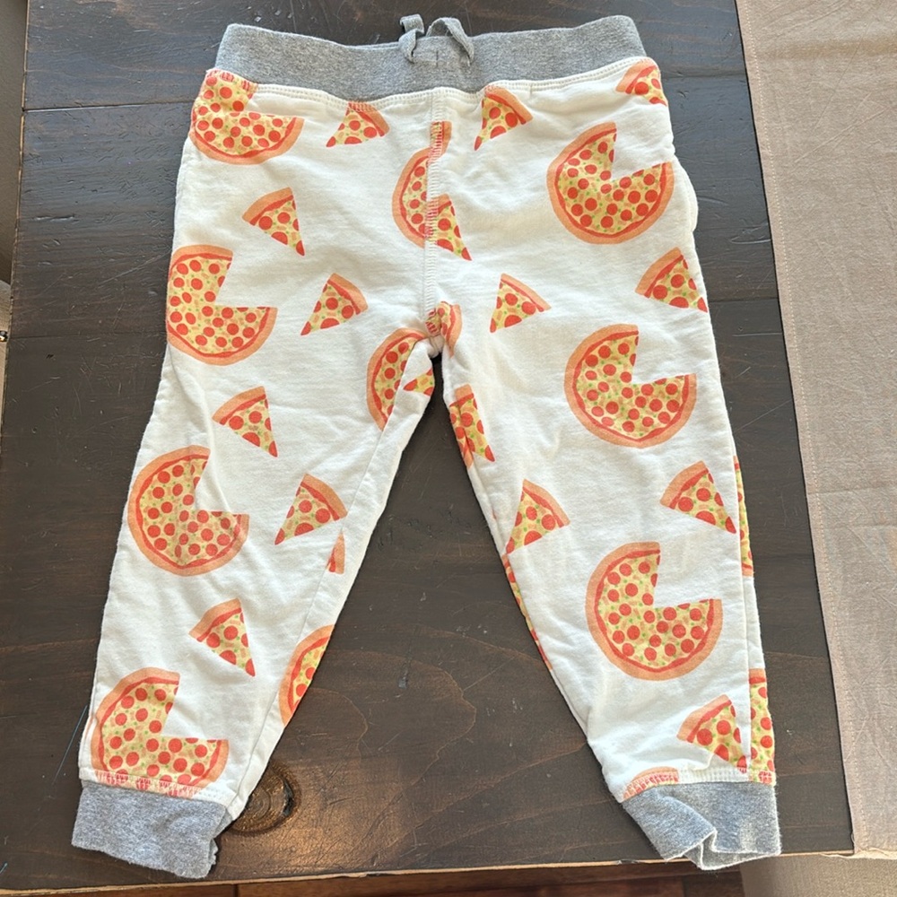 Monica and Andy size 3T Pizza joggers